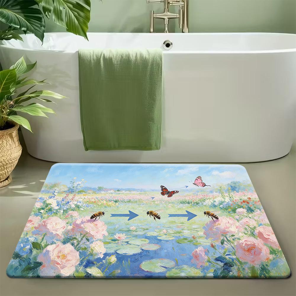 Pokemon Electric Type Cute Print Non-slip Doormat Soft Floor Mat for Home Decor 40x60cm