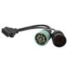 OBD2 Truck Cable OBDII 16Pin Female To 6pin J1708 9pin J1939 Splitter Y Diagnostic Scanner Cable