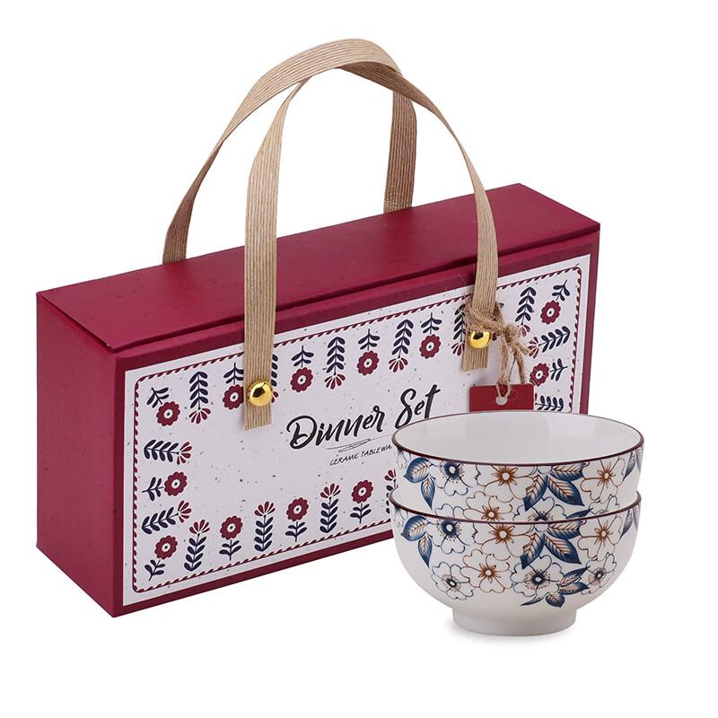 Jingboli Japanese Retro Ceramic Dinnerware Set