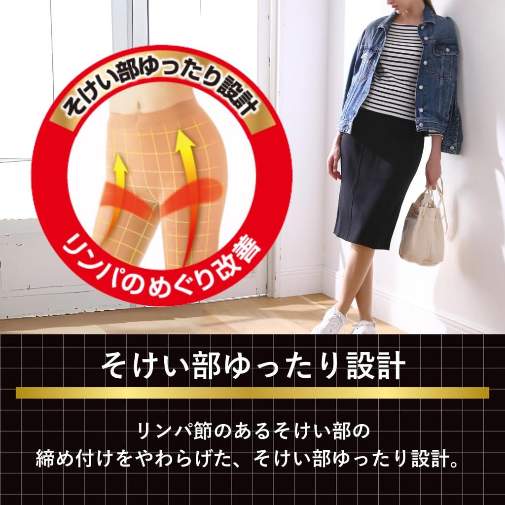 Slim Walk Medical Lymphatic Sizes Compression Stockings for Swelling Stockings, S-M, Beige,