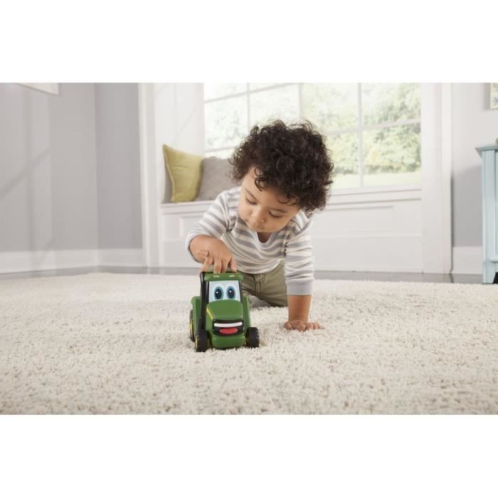 Tracteur Pousse Roule Johnny le tout premier tracteur des enfants John Deere pour garçon à partir de 18 mois