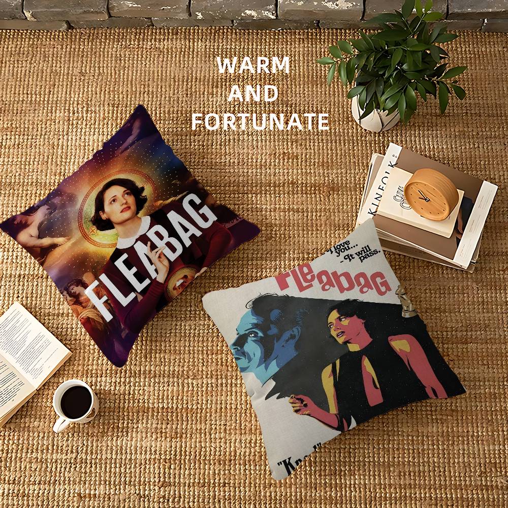 Classic Tv Show Fleabag Cushion Cover Pillow Cover Decor Pillowcase Printed Cushion Case for Couch