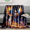 Ultra-Soft Flannel Phoenix Throw Blanket-Versatile, Reversible Design for All Seasons-Ideal for Bed, Sofa, Camping & Travel-Machine Washable