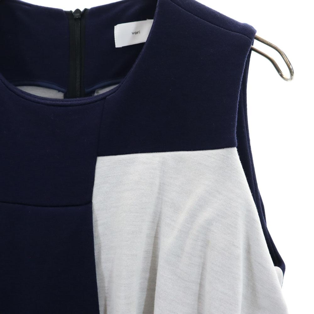 Yori fabricat în Japonia Fără mâneci Rochie lungă 36 Bleumarin Femei Folosit