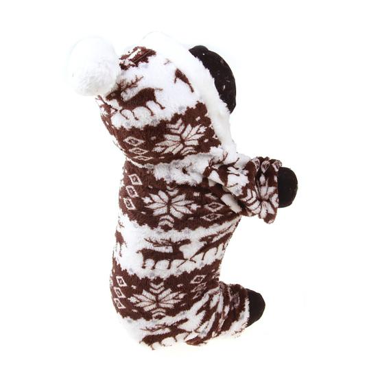 Pet Blouse Cute Wear-resistant Coral Fleece Warm Pet Blouse for Show