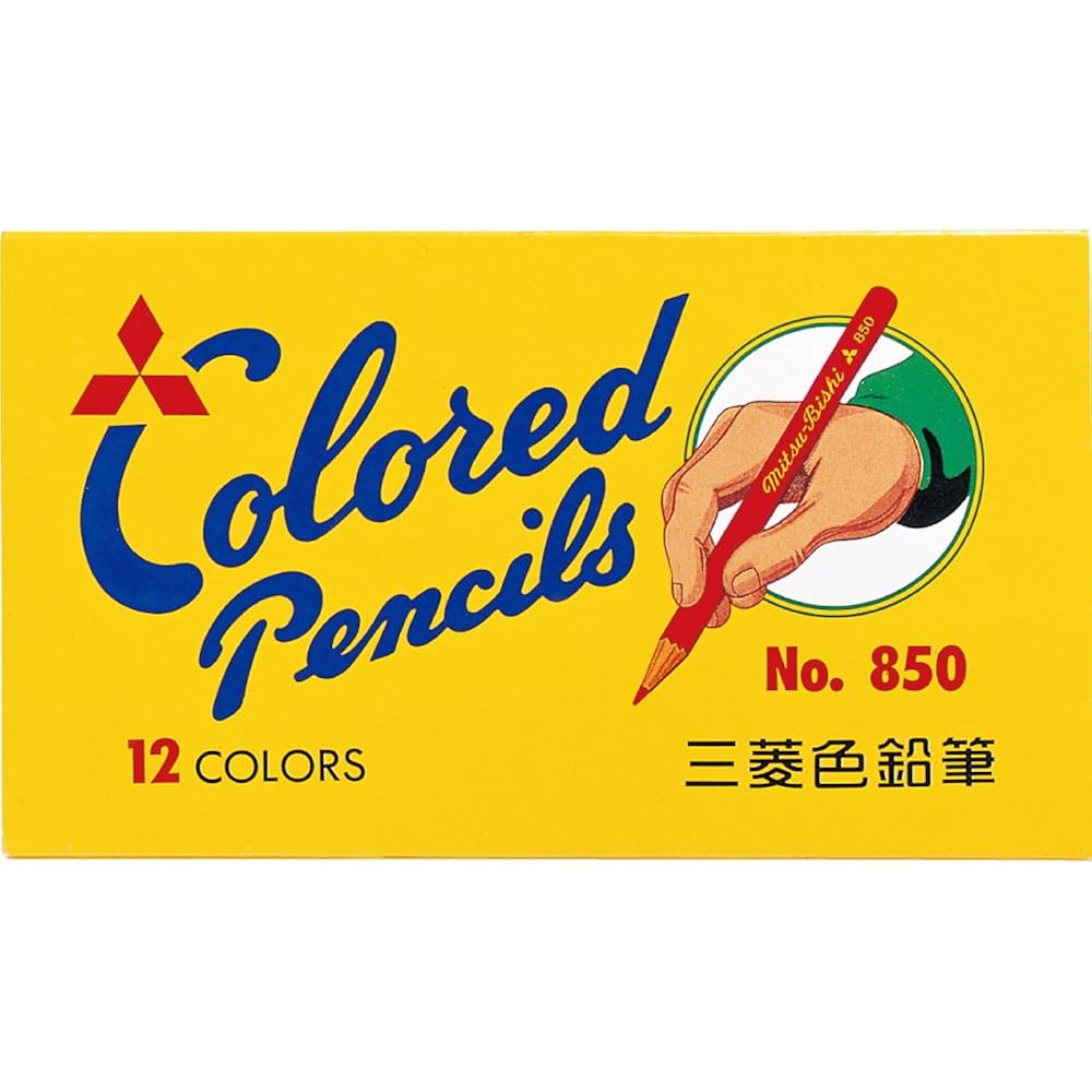 Mitsubishi pencil colored pencil 850 12 colors K85012C.2