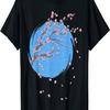 Sakura Pink Flower Japan Floral Cherry Blossom T-Shirt(1)