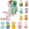Newborn Headrest Security Pillows Backpack Toddler Baby Head Fall Protection Pad Cushion Cartoon Soft Security Pillows Backpack