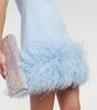 DIY 2 6 10 20 30ply Ostrich Feather Boa for Party/Costume/Shawl/Craft 50CM Ostrich Feathers Trim Costume Feather Top Dress Skirt