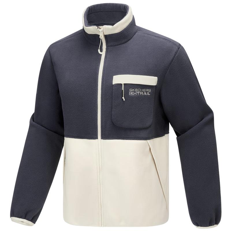 

Skechers Men s P126M042 Color-Block Knit Jacket M