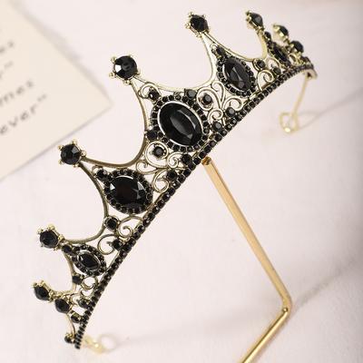 Brautschmuck Exquisite Mode Strasskrone Braut Prinzessinnenkrone Hochzeitsaccessoires Haarschmuck Mehrfarbig
