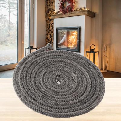 Tesnenie dvierok kachlí na drevo Tesnenie lana Priemyselná rúra Elastické sklolaminát Dobrý tesniaci výkon 12 mm X 2 m 8 mm X 300 cm