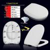 XuanYong Soft-Close Thickened O-Shape Toilet Seat Cover