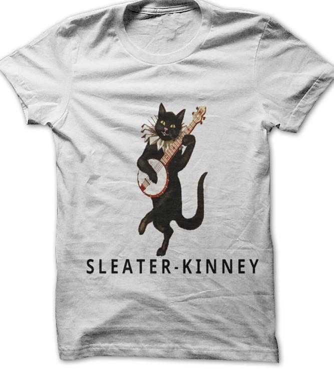 Sleater-Kinney band white T-shirt short sleeve S to 45Xl 1F2072 Unisex T-Shirt M