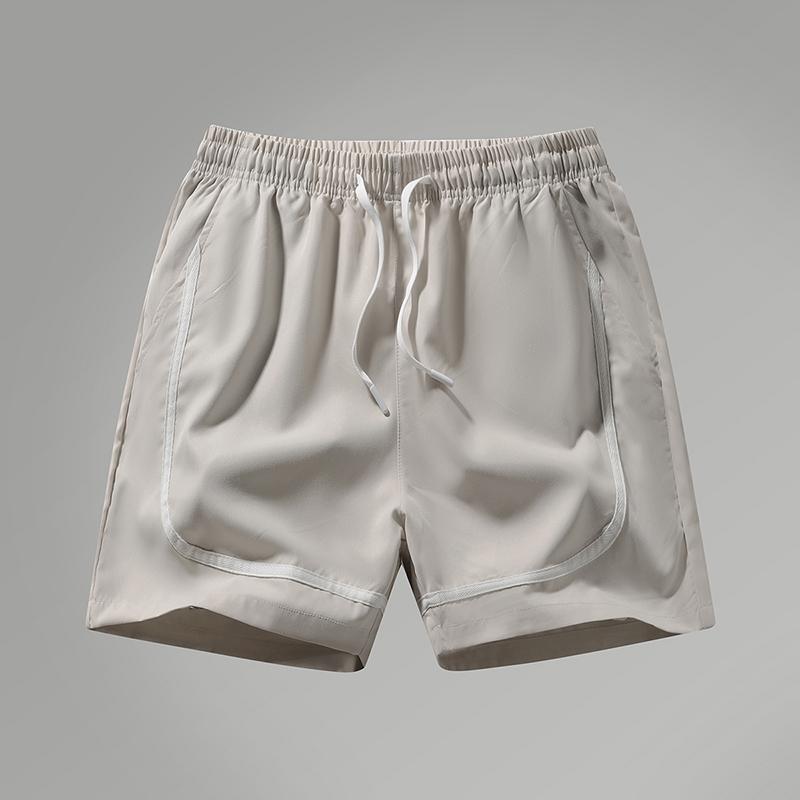 Casual Shorts Men's Five Quarter Pants Summer Loose Quick Drying Solid Color Sports Pants