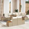 VidaXL 9-Piece Garden Dining Set with Cushions In Poly Rattan and Acacia 3350083