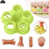 1PCS Sausage Hot Dog Cutter Flower Crab Octopus Ham Sausage Cutter Barbecue Hot Dogs Cutter Kitchen Cutting Mold Mould DIY Lunch
