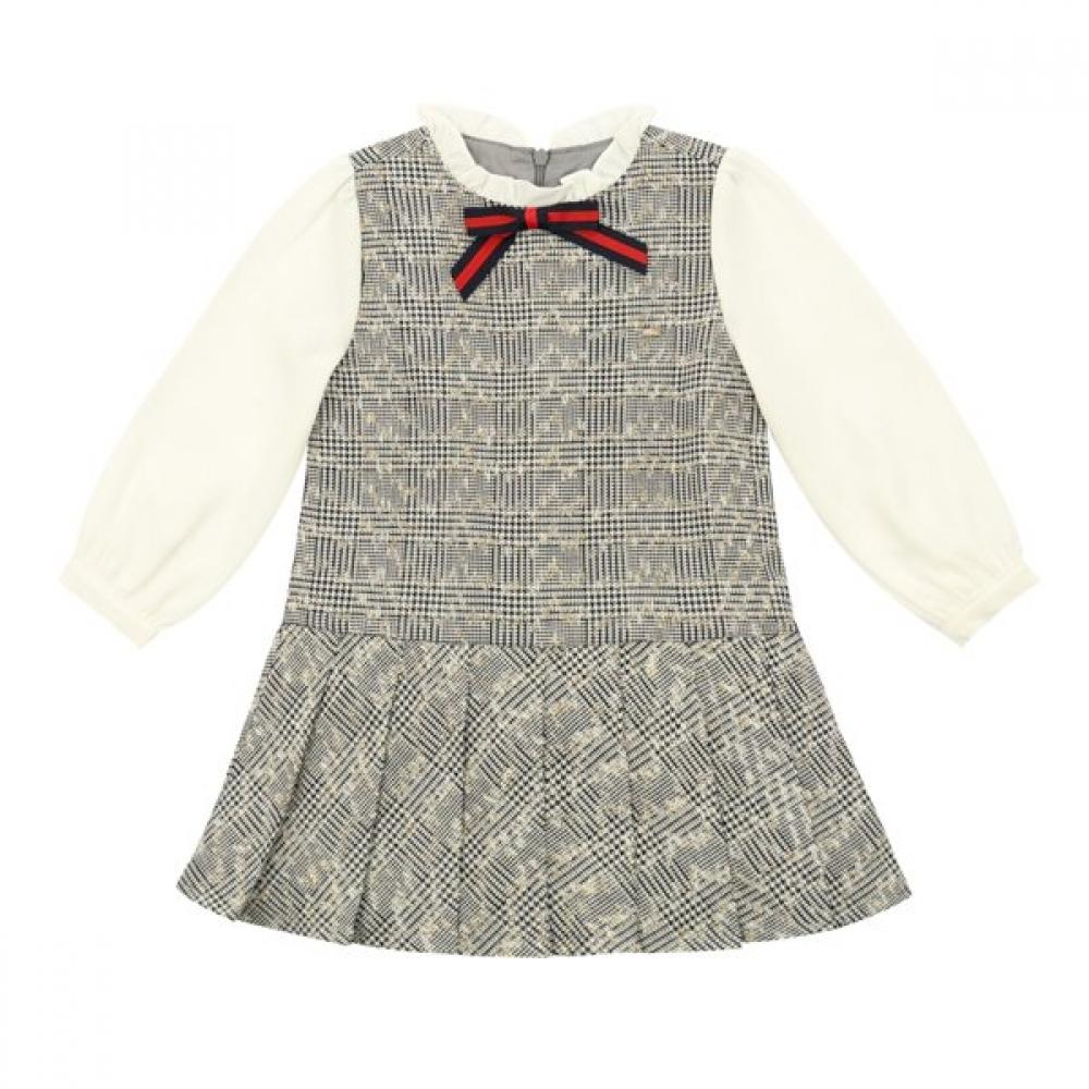 

Tiffany Black Gold Pearl Check Dress T31kao020 blacks/120