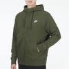 Nike Lässige Kapuzen-Sweatjacke mit Reißverschluss, langärmlig, Herren-Oberbekleidung, Rough-Green BV2649-326