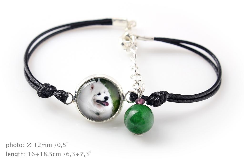 Samoyed, Bjelkier, Samoiedskaya Sobaka - bracelet with your photo handmade, unique jewelry from the Art-Dog brand