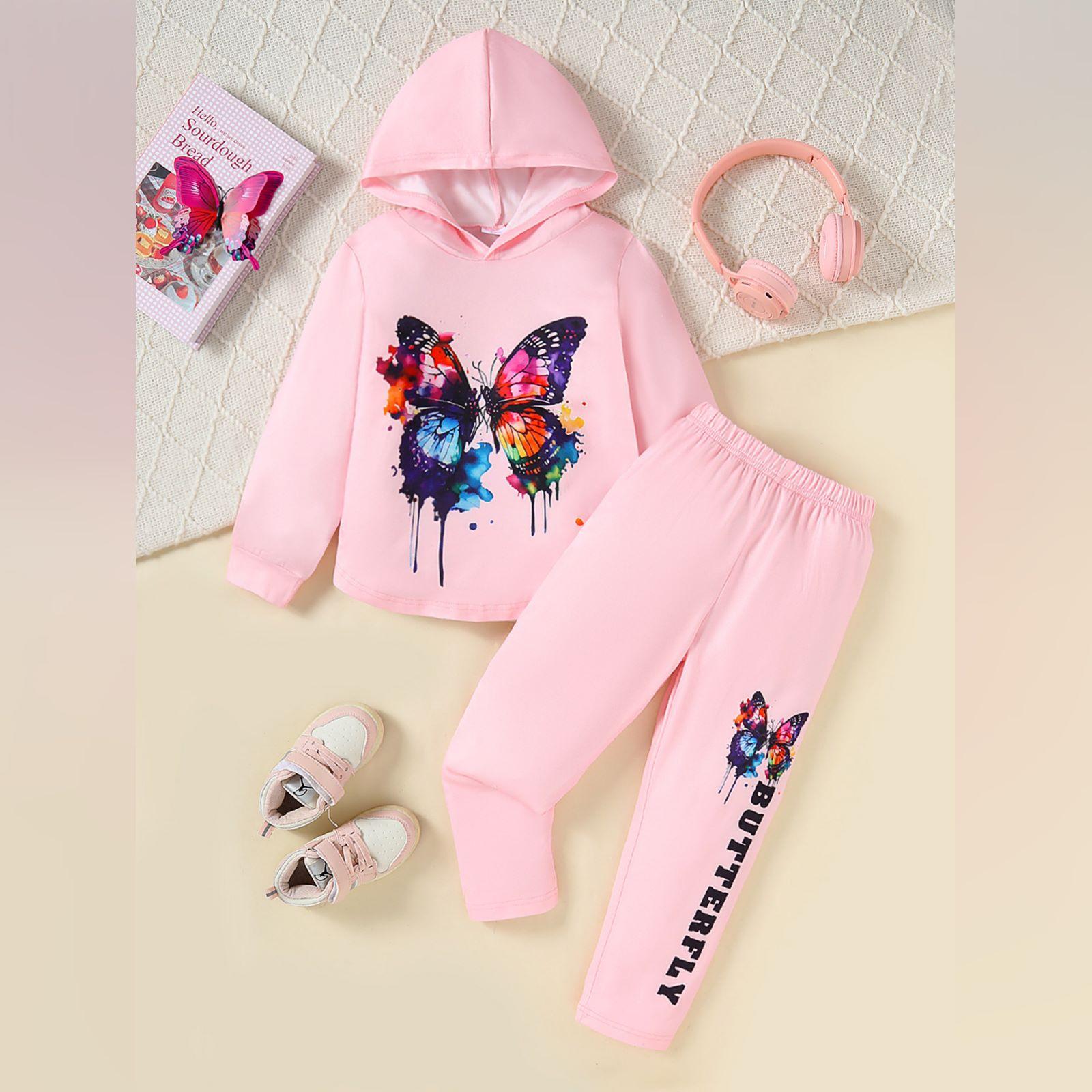 

Минималистичное милое платье с длинным рукавом для малышек 7Y розовый