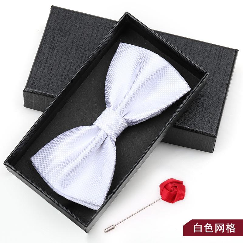 Bow Tie Men'S Wedding Groom Best Man Red Suit Shirt British Brothers Korean Bow Women'S Gift Box