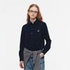 Women S Cotton Shirt Navy 7072
