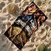 Toalla de Playa Personalizada con Nombre de Wrestlemania Alta Absorción y Secado Rápido