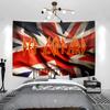 British Rock  Band Vintage Tapestry 90x150cm Polyester Wall Hanging Decor For Bedroom Living Room Gift