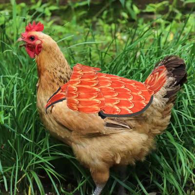 Yousheng Chicken Saddle for Hens Printed Chicken Aprons with Adjustable Strap Chicken Vest Jacket Clothes for Poultry Back Feather Protection