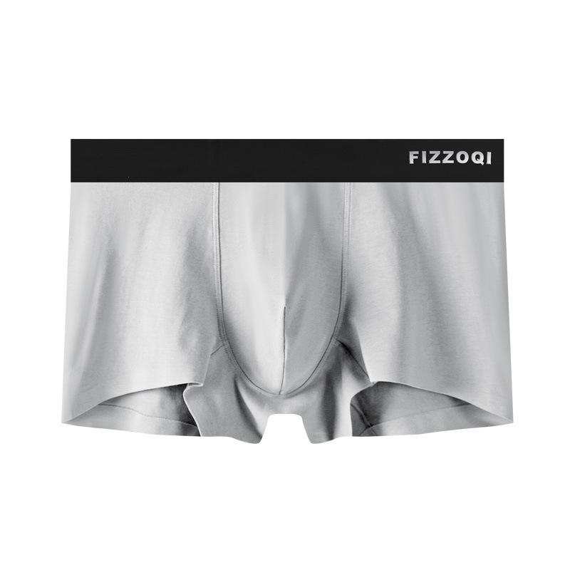 Men's Underwear Made of Cotton Breathable and Seamless Flat Corner Pants Youth Mid Waist Four Corner Pants