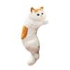 Realistic Cat Plush Hanging Decorative Cat Real Pet Item and Figurine, Toy, Object, (White Black)