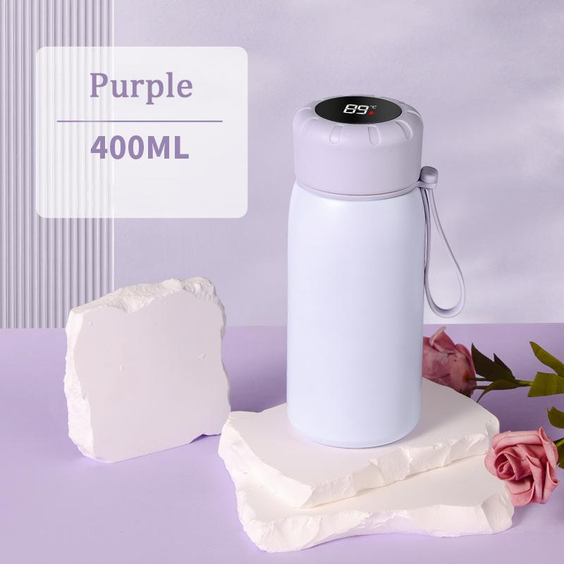 Intelligent Temperature Insulation Mug Stainless Steel Insulation Mug with Tea Separator Portable Kid's Kettle with Handle