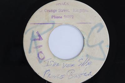 7-Zoll Schallplatte PRINCE BUSTER , PRINCE BUSTER'S ALL - Ishan Version / Blacker Black Version none Prince Buster 1970 Jamaika Reggae, Ska & Dub Gebraucht