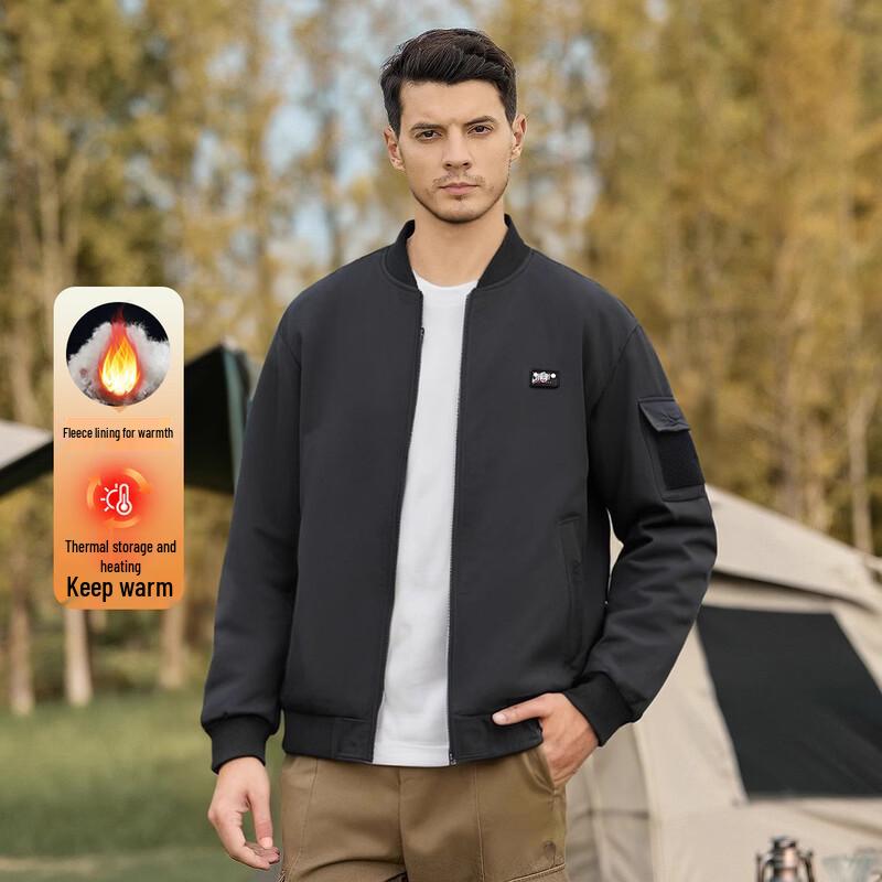 JEEP Men s Winter Baseball Collar Jacket 2XL