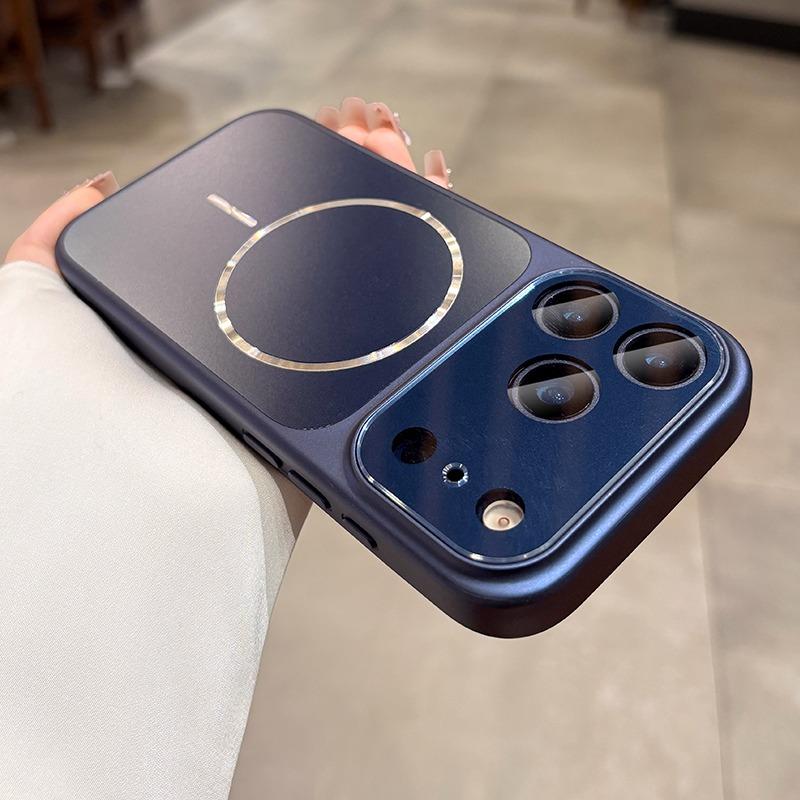 Mit Kamera-Steuertaste Matt Magnetisch Magsafe Hülle Für iPhone 17 Pro Max 16 15 14 13 Großes Fenster PC Stoßfeste Abdeckung