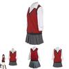 Kakegurui-inspiriertes Cosplay-Outfit Hochwertiger Polyesterstoff Erhältlich in verschiedenen Größen
