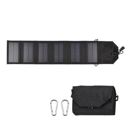 Caricatore solare portatile da 10,5 W Caricatore solare pieghevole con pannello solare USB Energia solare portatile con