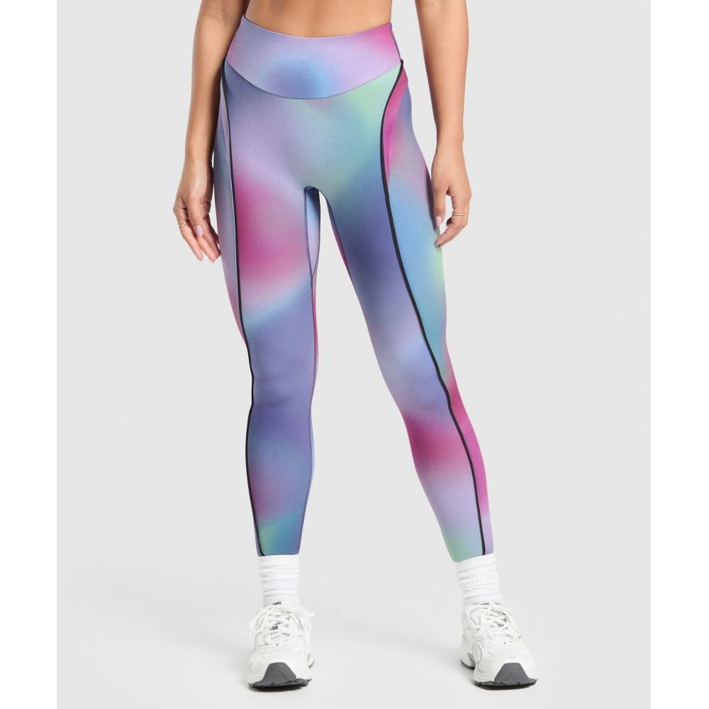 

Леггинсы GYMSHARK Contour Mystic Lilac Black B6A9A PBYY XS