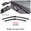 Double-Layer Rubber Wiper Blades for 2013 Ford EcoSport EcoBoost - Front & Rear
