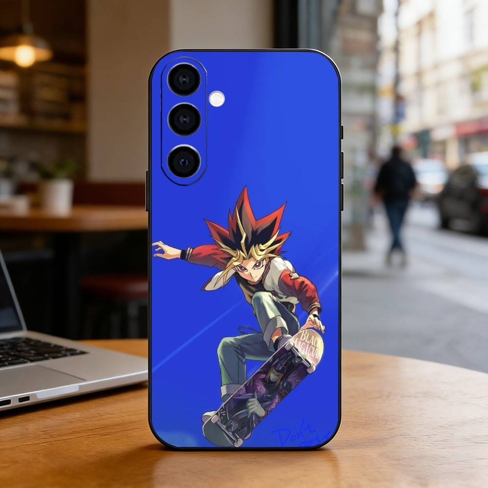 Yugioh Yami Yugi Phone Case For Samsung Galaxy A73,A72,A71,A70,A53,A52,A51,Soft Silicone Black Cover