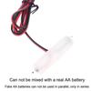 Universal 1m Dual LR03 Battery Eliminator US Plug Power Supply Adapter Replace 2x 1.5V AA AAA Battery for LED Light Toys