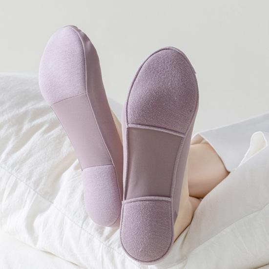 Pair Women Low Cut Liner Socks Non-slip Breathable Sweat-Absorbent Invisible Socks Summer