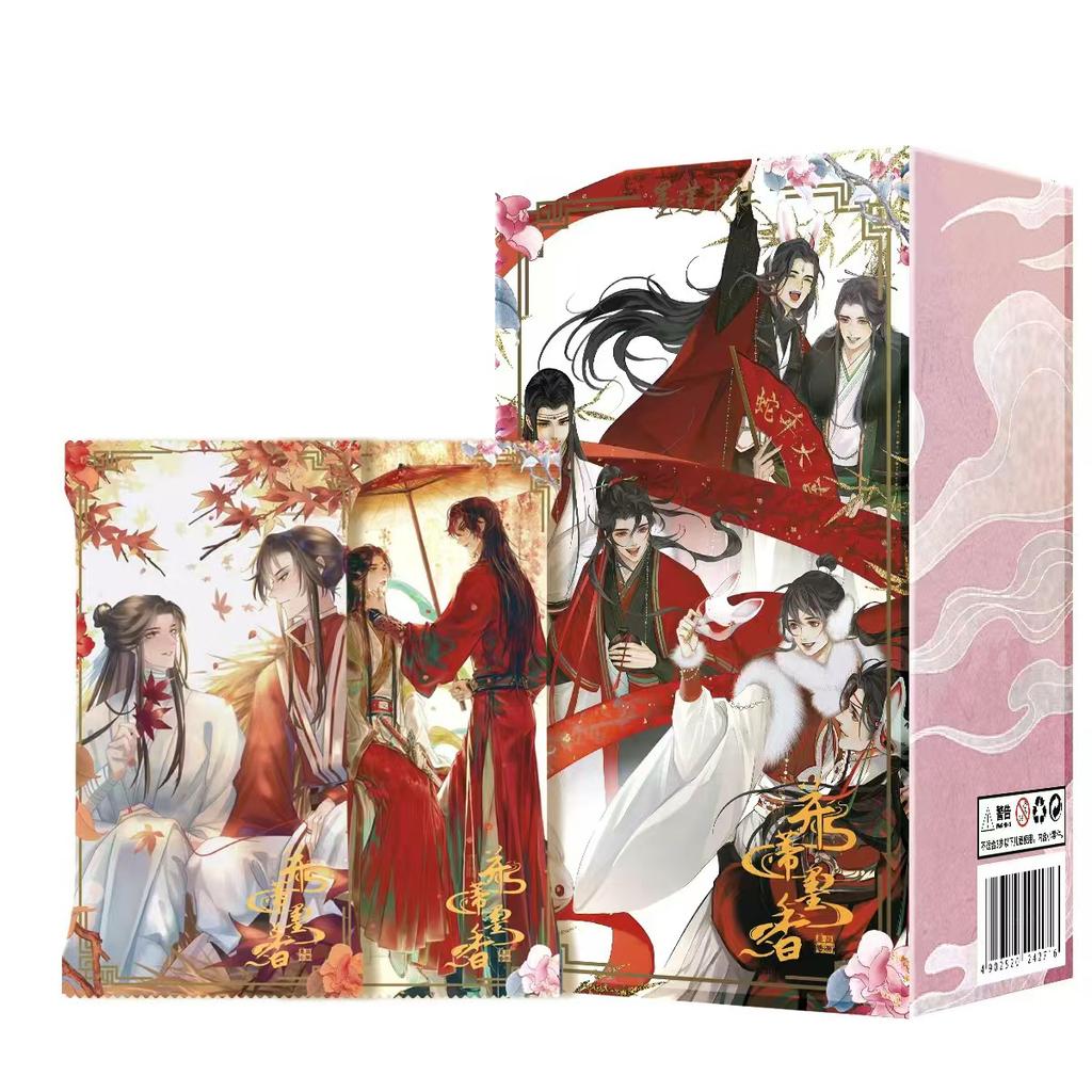 The Founder of Diabolism X Heaven Official's Blessing Card Xie Lian Hua Cheng Wei Wuxian Lan Wangji Anime Collection Cards Toys