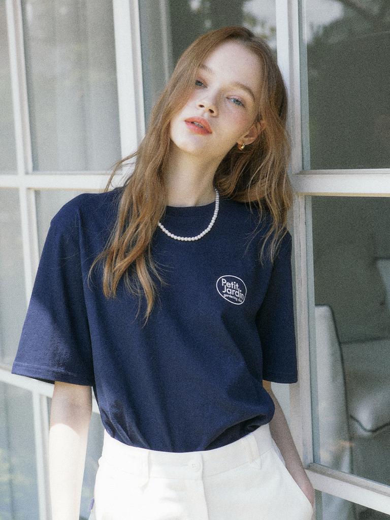 NONLOCAL Gardening Logo T-Shirt - Navy