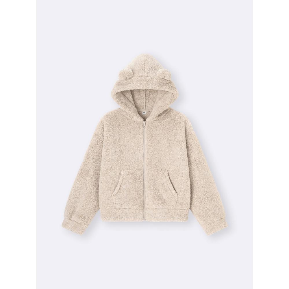 Gu By Uniqlo Marshmallow Full Zip Parka  Bear 
