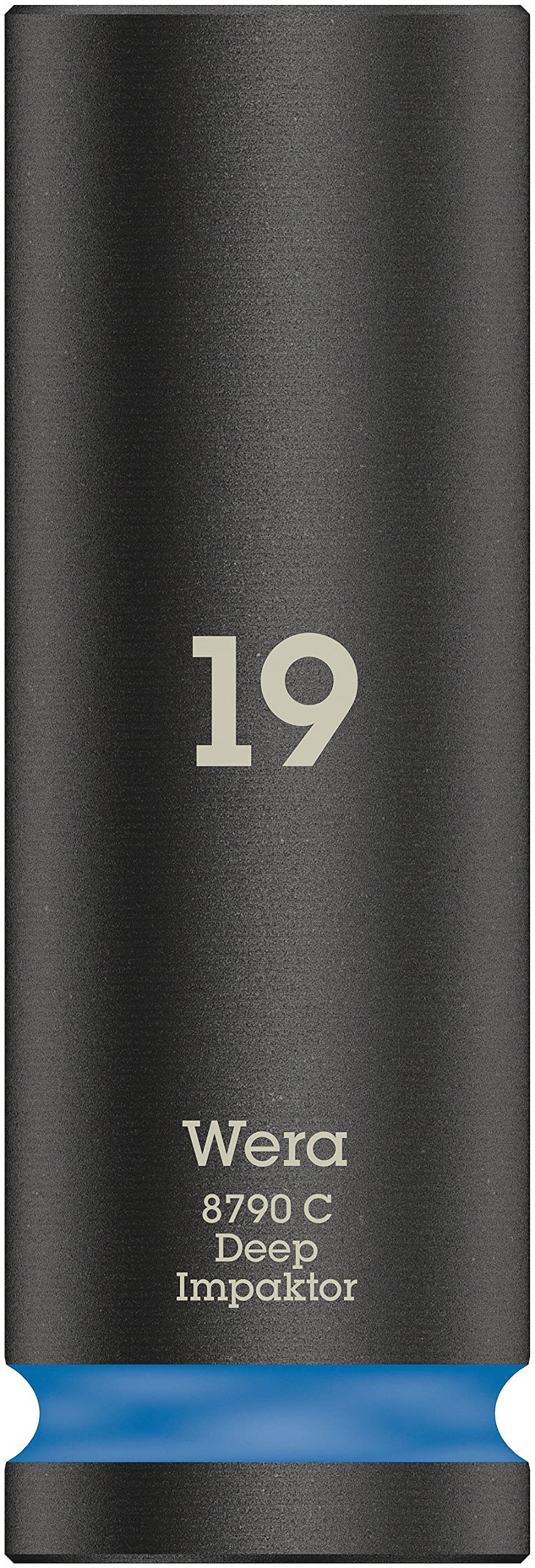 

WERA Hex Drive Deep Impact 19mm 83mm Overall 004836 1/2 Socket, Drive, Length,