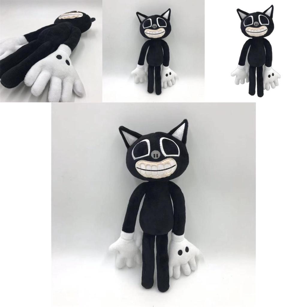 Siren Head Series Black Cat Plush Toy Soft Stuffed Doll Perfect For Horror Fans