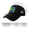Schweden 3D Flagge Baseballkappe Herren große Größe Hut Luxus Kappe Luxus Herrenkappe Sonnenhut Baseball Für Herren Damen