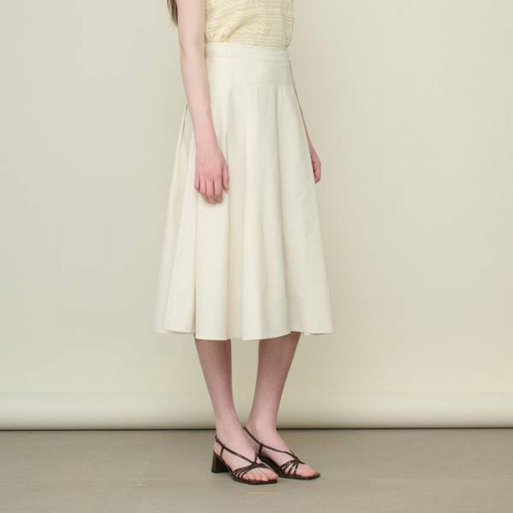 

Bcbg Banded Cut Pleated Skirt B6m3s210 cream (14)/55